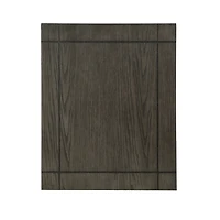 Gray Wood Parnell Storage Accent Table
