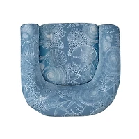 Blue Coastal Bonnie Swivel Accent Chair