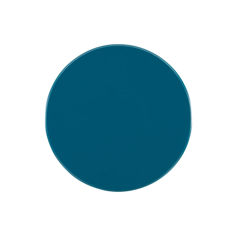 Teal Wood Spindle Side Table