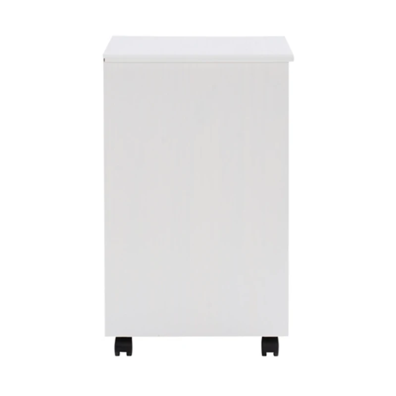 White Wood 6-Drawer Cary Storage Cart