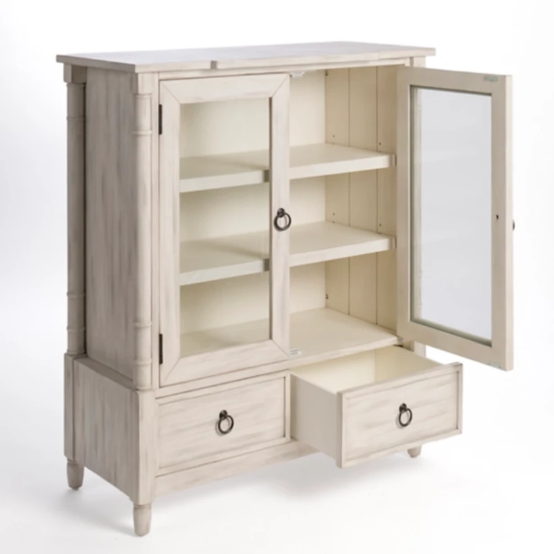 Casey Cream Curio Cabinet