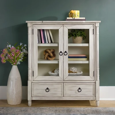 Casey Cream Curio Cabinet
