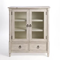 Casey Cream Curio Cabinet