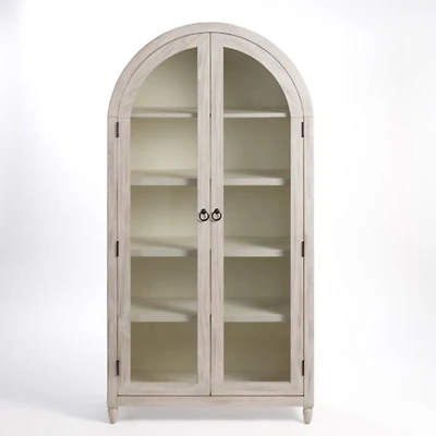 Casey Cream Arch Cabinet