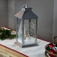 LED Polar Bear and Trees Christmas Lantern