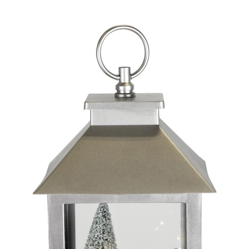 LED Polar Bear and Trees Christmas Lantern