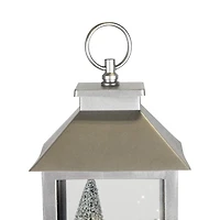 LED Polar Bear and Trees Christmas Lantern