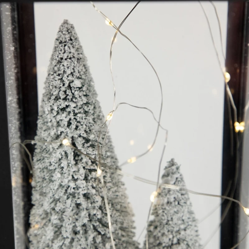 LED Snowman Winter Scene Christmas Lantern