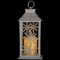 LED Snowflake Cutout Christmas Lantern