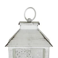 LED Snowflake Cutout Christmas Lantern