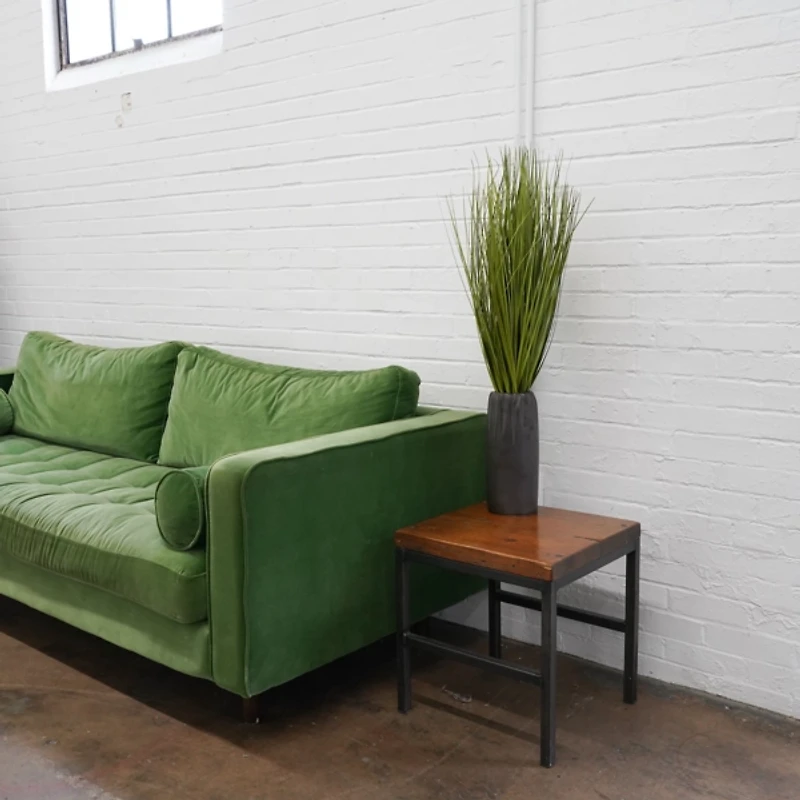 Grass Arrangement in Gunmetal Pot