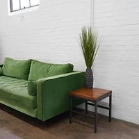 Grass Arrangement in Gunmetal Honeycomb Pot