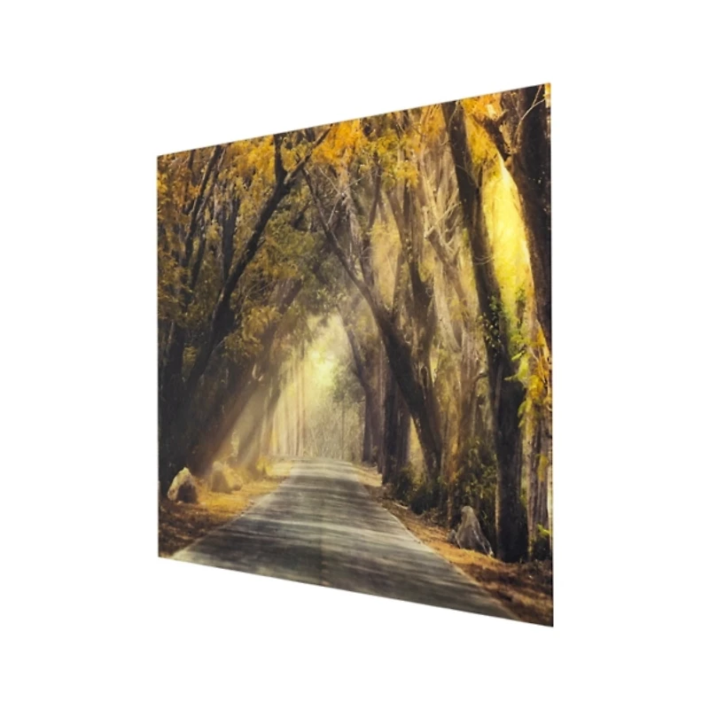 Road to Remember Tempered Glass Art Print