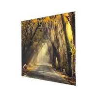 Road to Remember Tempered Glass Art Print