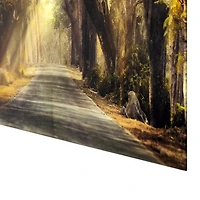 Road to Remember Tempered Glass Art Print