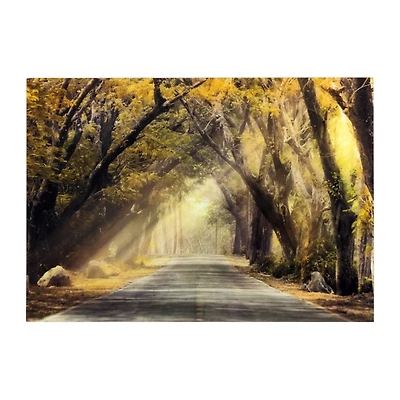 Road to Remember Tempered Glass Art Print