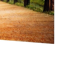 Perfect Trail Tempered Glass Art Print