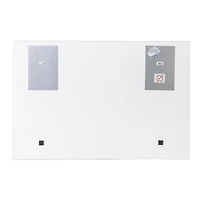 Lakeside Parking Tempered Glass Art Print