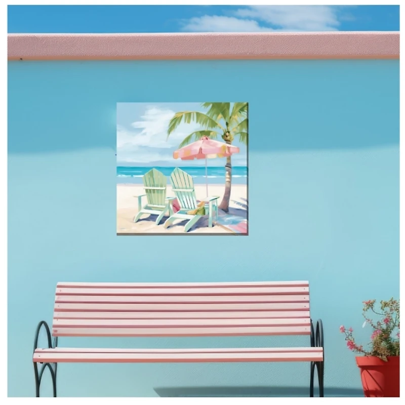 Shady Spot Outdoor Canvas Art Print