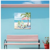 Shady Spot Outdoor Canvas Art Print