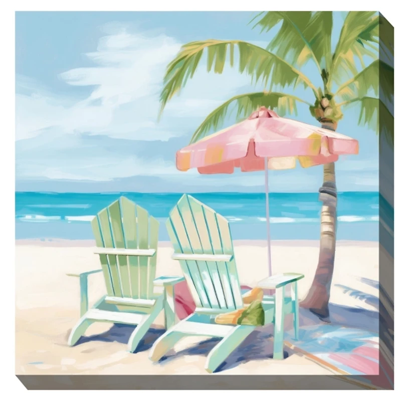 Shady Spot Outdoor Canvas Art Print