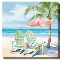 Shady Spot Outdoor Canvas Art Print