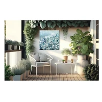 Chantilly Lace Outdoor Canvas Art Print