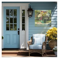 Picnic Posies Outdoor Canvas Art Print