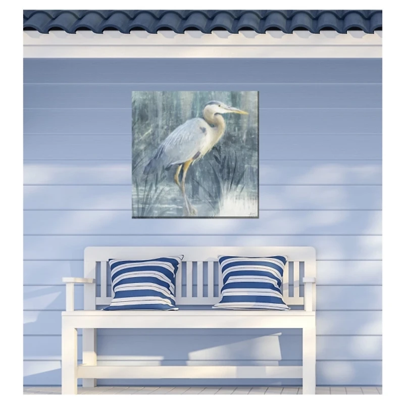 Shadowy Marsh Outdoor Canvas Art Print