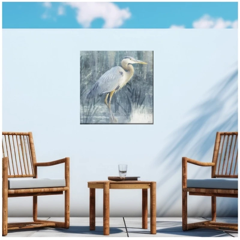 Shadowy Marsh Outdoor Canvas Art Print