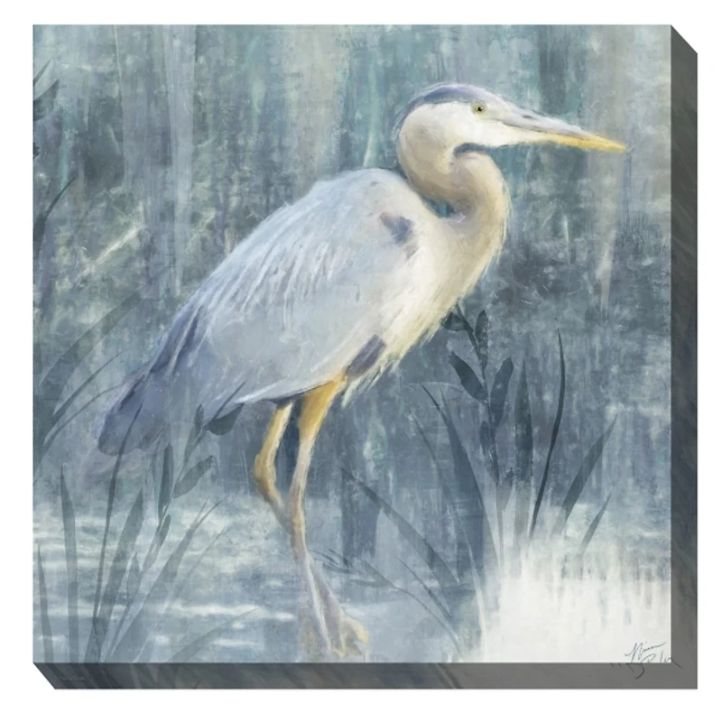 Shadowy Marsh Outdoor Canvas Art Print