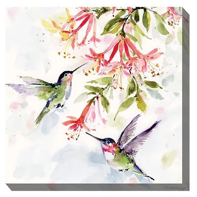 Flit and Flitter Outdoor Canvas Art Print