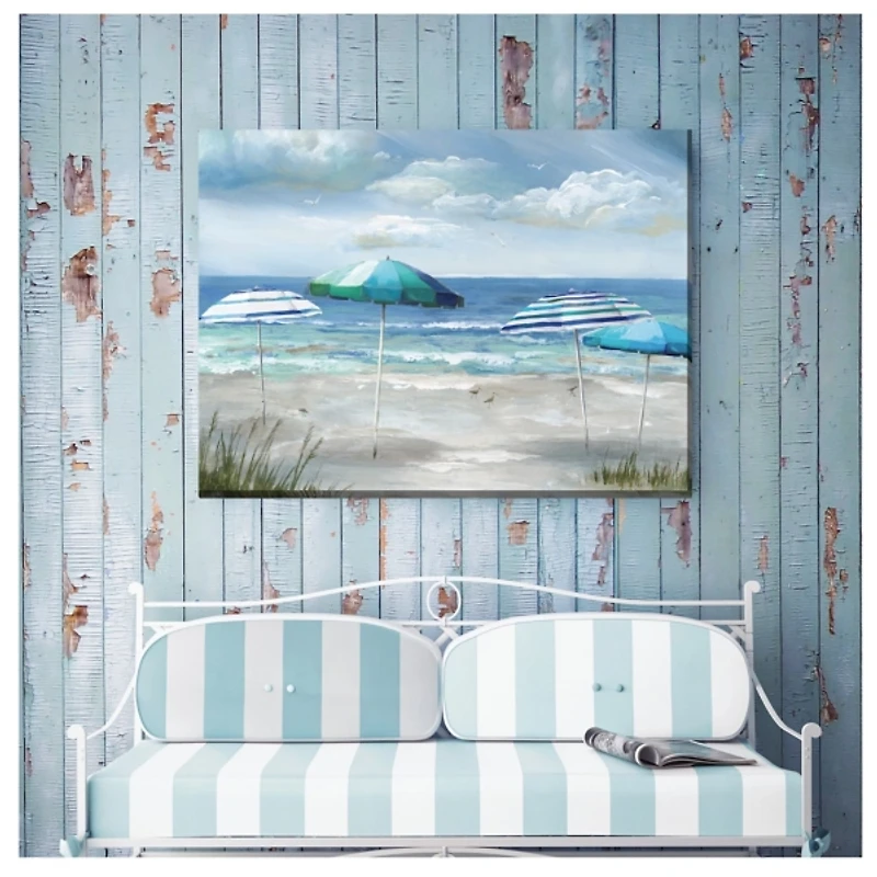 Shady Ladies Outdoor Canvas Art Print