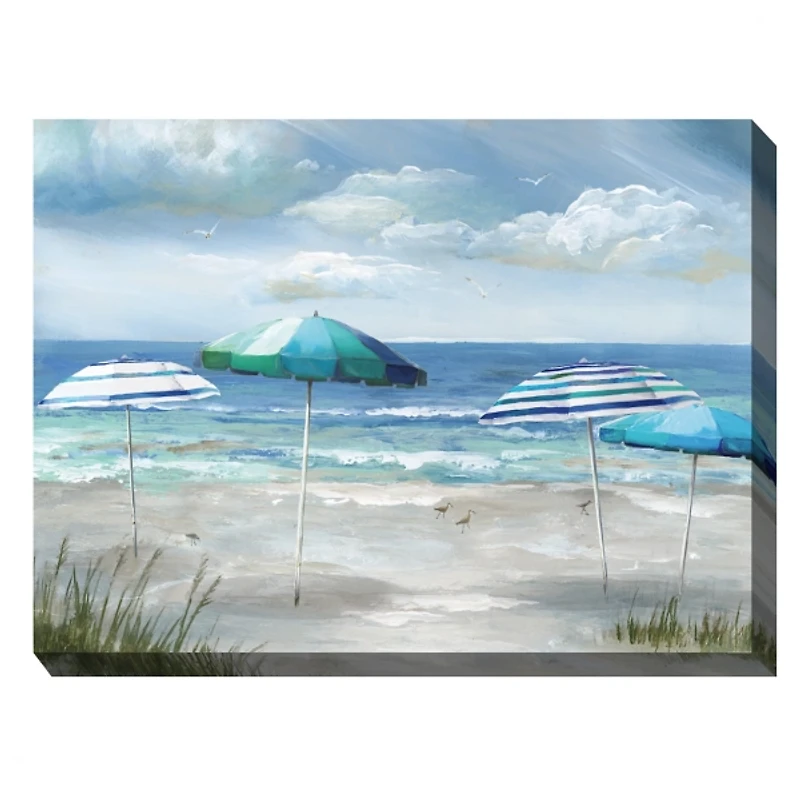 Shady Ladies Outdoor Canvas Art Print