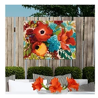 Floral Festivity Outdoor Canvas Art Print