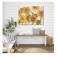 Sunbirds Outdoor Canvas Art Print