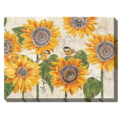 Sunbirds Outdoor Canvas Art Print