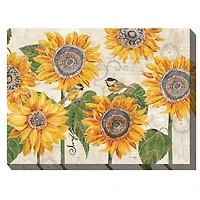 Sunbirds Outdoor Canvas Art Print