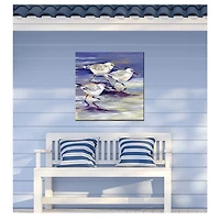 Sandpipers Outdoor Canvas Art Print