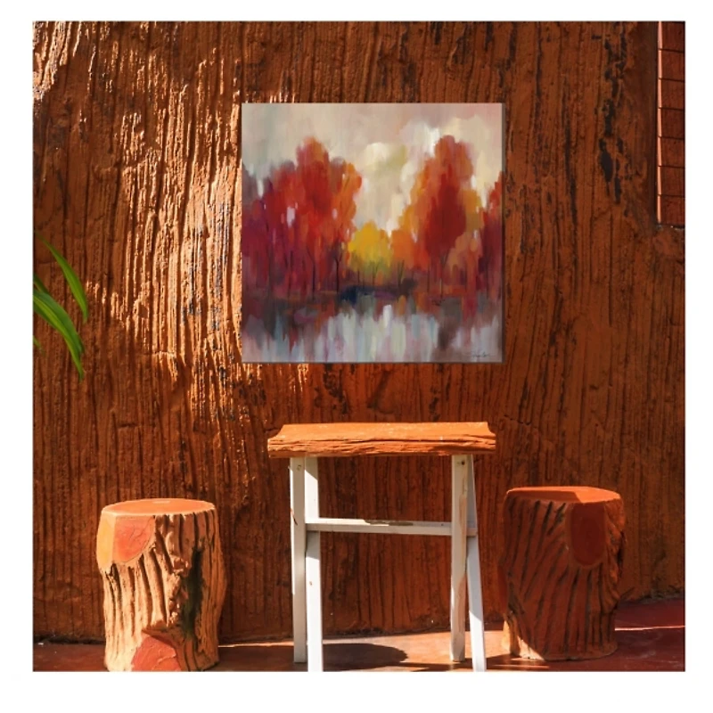 Shades of Fall Outdoor Canvas Art Print