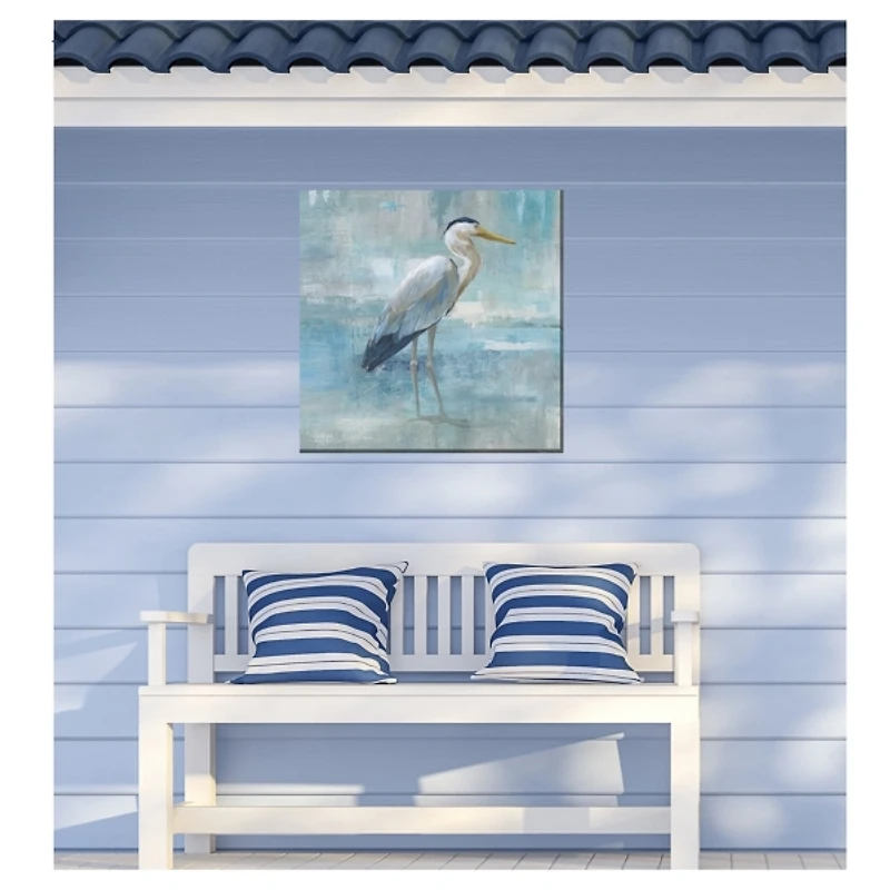 Silent Stance Outdoor Canvas Art Print