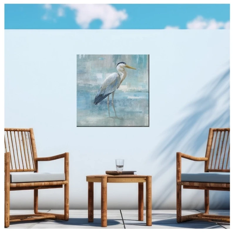 Silent Stance Outdoor Canvas Art Print