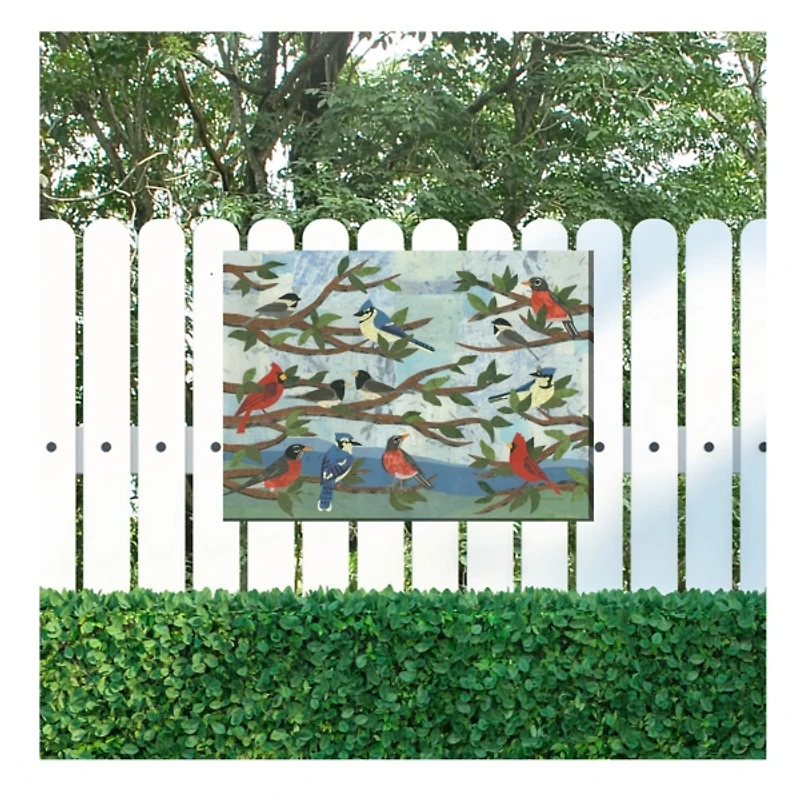 Mixed Company Outside Canvas Art Print