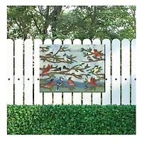 Mixed Company Outside Canvas Art Print