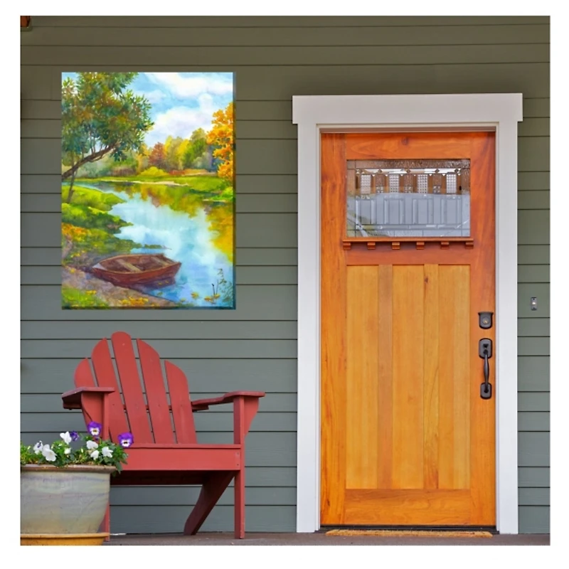 Idle Time Outdoor Canvas Art Print