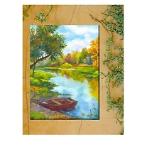 Idle Time Outdoor Canvas Art Print