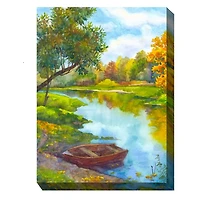 Idle Time Outdoor Canvas Art Print