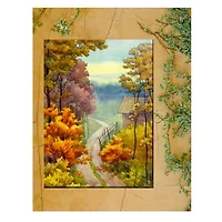 Rambling Road Outdoor Canvas Art Print