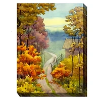 Rambling Road Outdoor Canvas Art Print