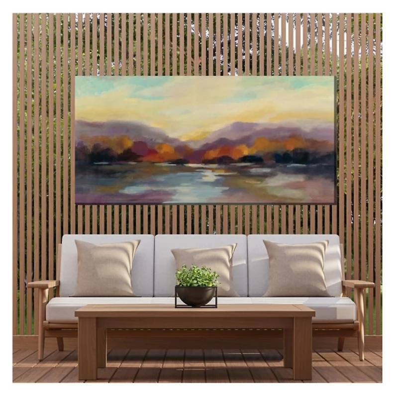 Autumn Glow Outdoor Canvas Art Print